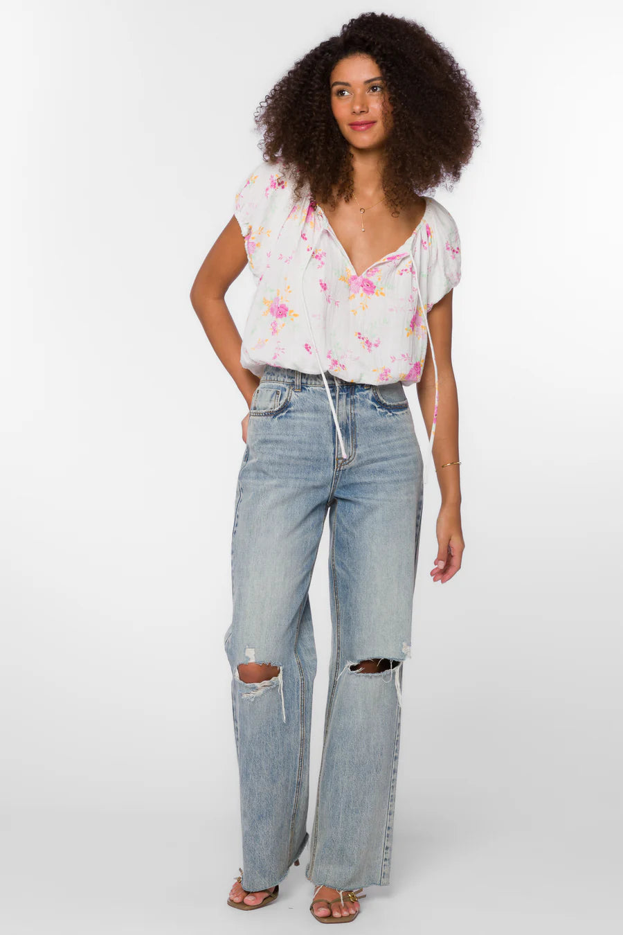 Neema Summer Roses Top