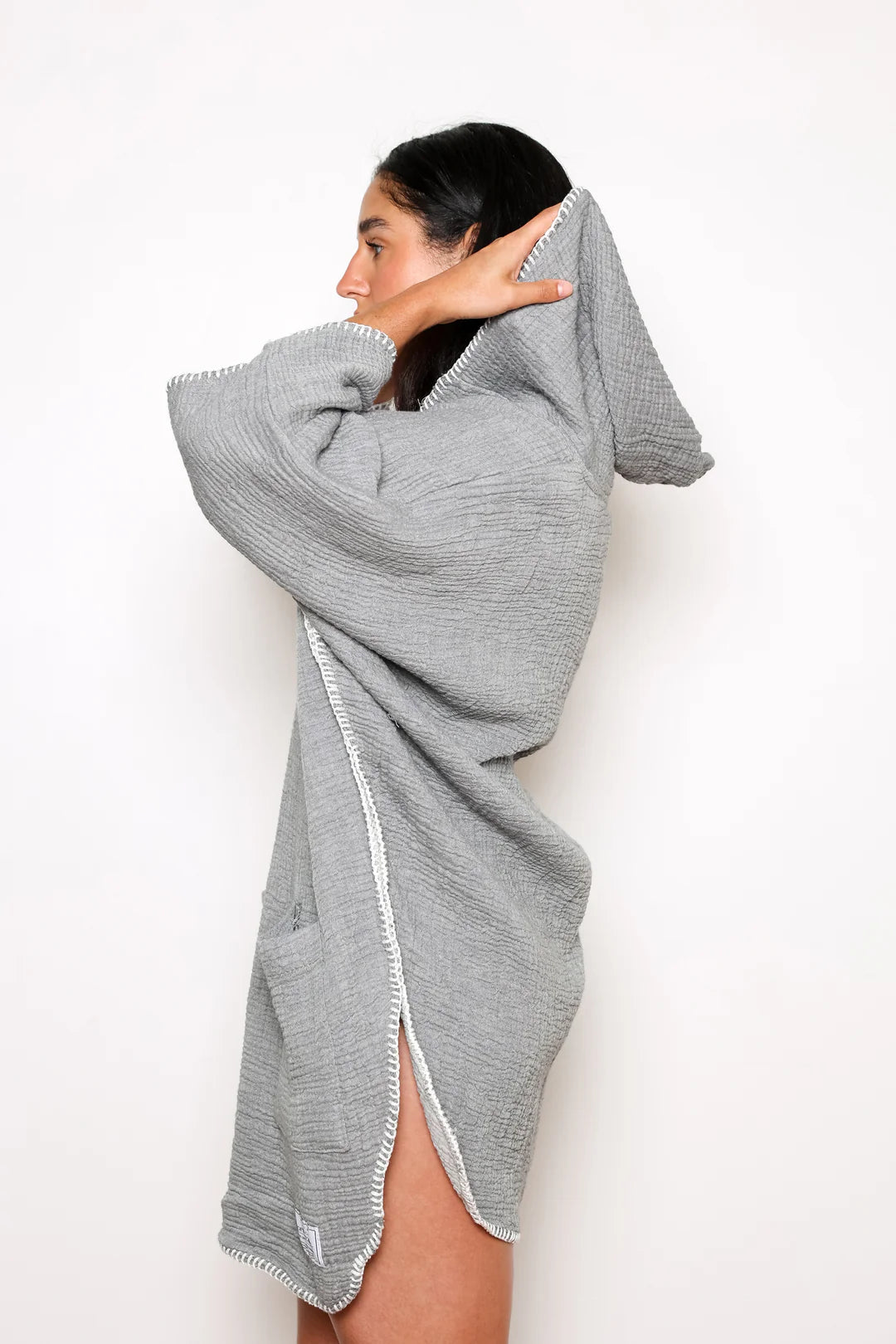 The Cocoon Surf Poncho - Grey