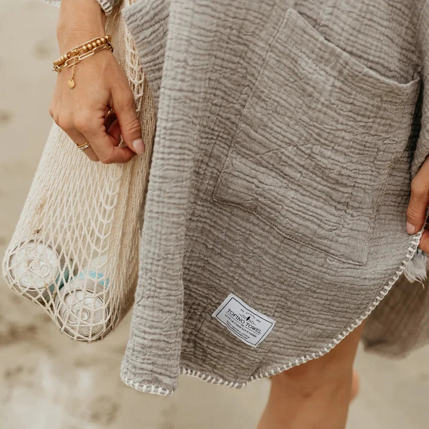 The Cocoon Surf Poncho - Grey