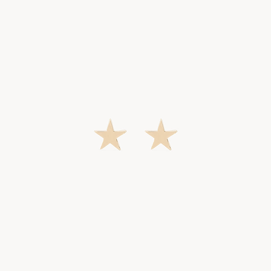 Everyday Little Stella Star Earring - Yellow Gold