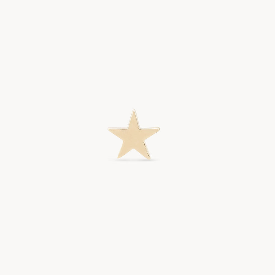 Everyday Little Stella Star Earring - Yellow Gold