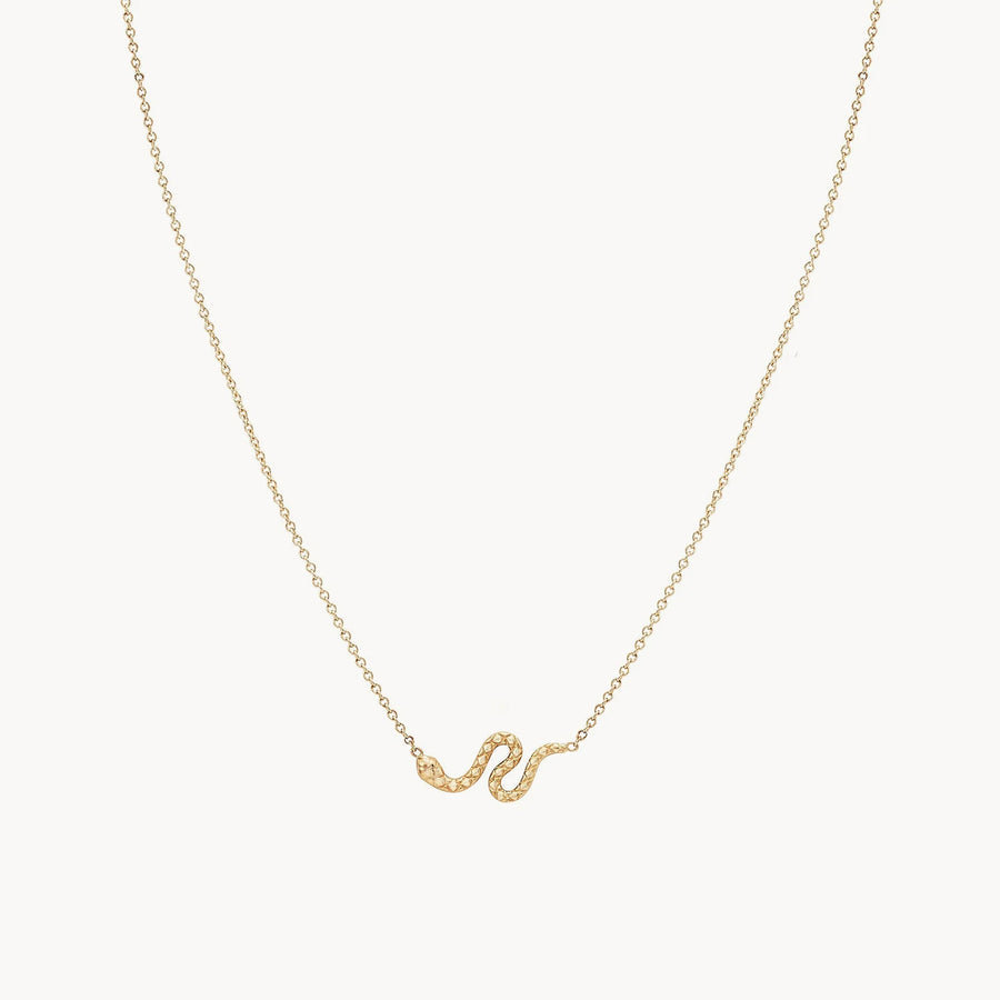 Revival Snake Necklace - Yellow Gold