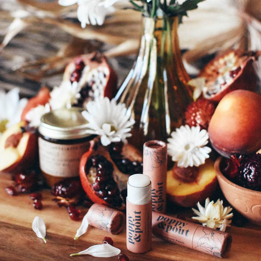 Pomegranate Peach Lip Balm