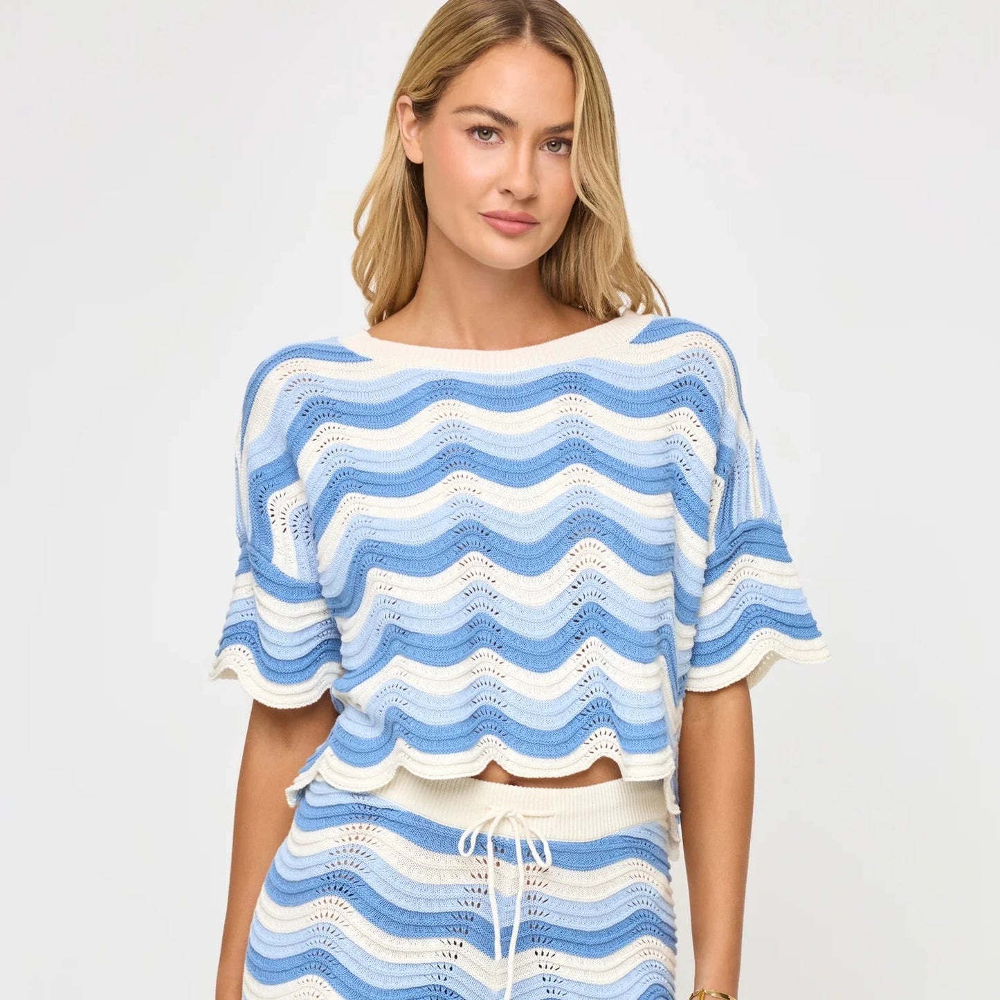 Make Waves Sweater - Blue Crush