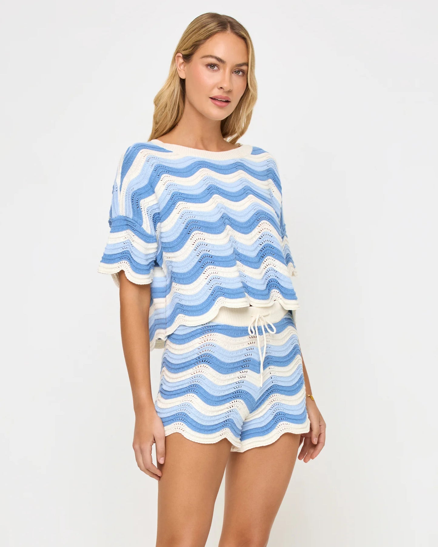 Make Waves Sweater - Blue Crush