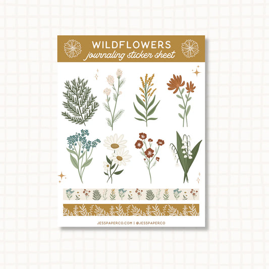 Wildflower Sticker Sheet