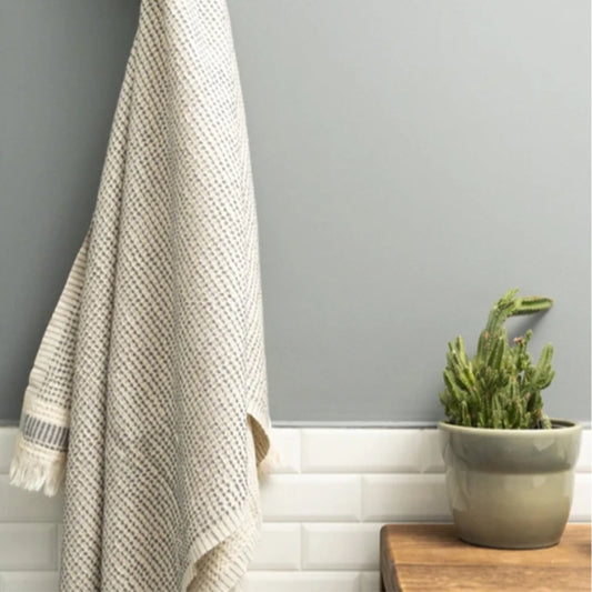 Richmond Road Waffle Towel - Grey