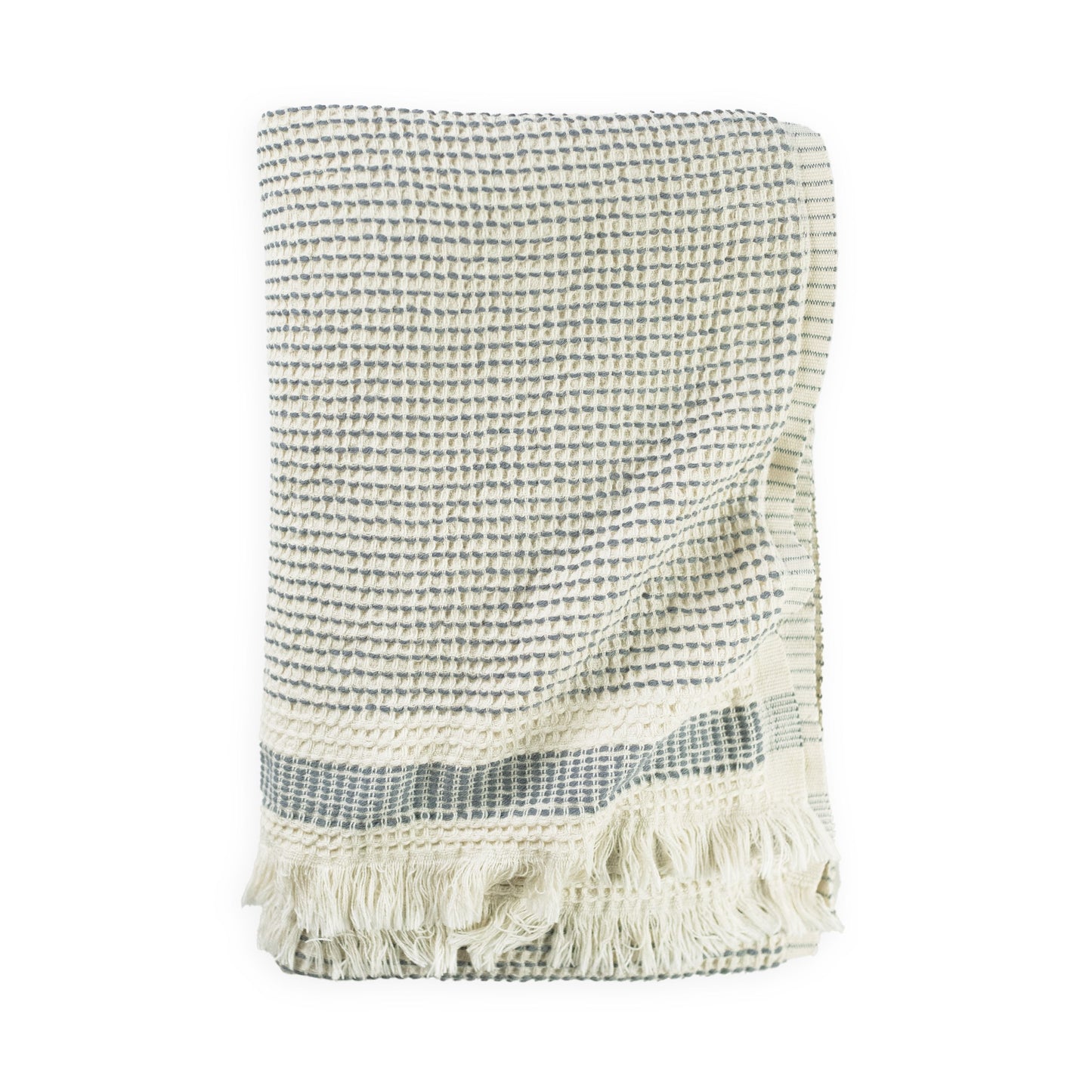 Richmond Road Waffle Towel - Grey