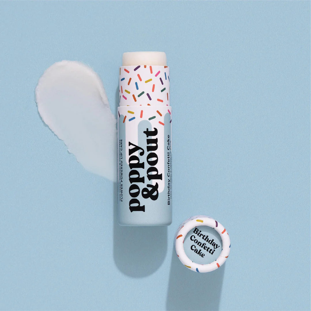 Birthday Confetti Cake Lip Balm - Blue