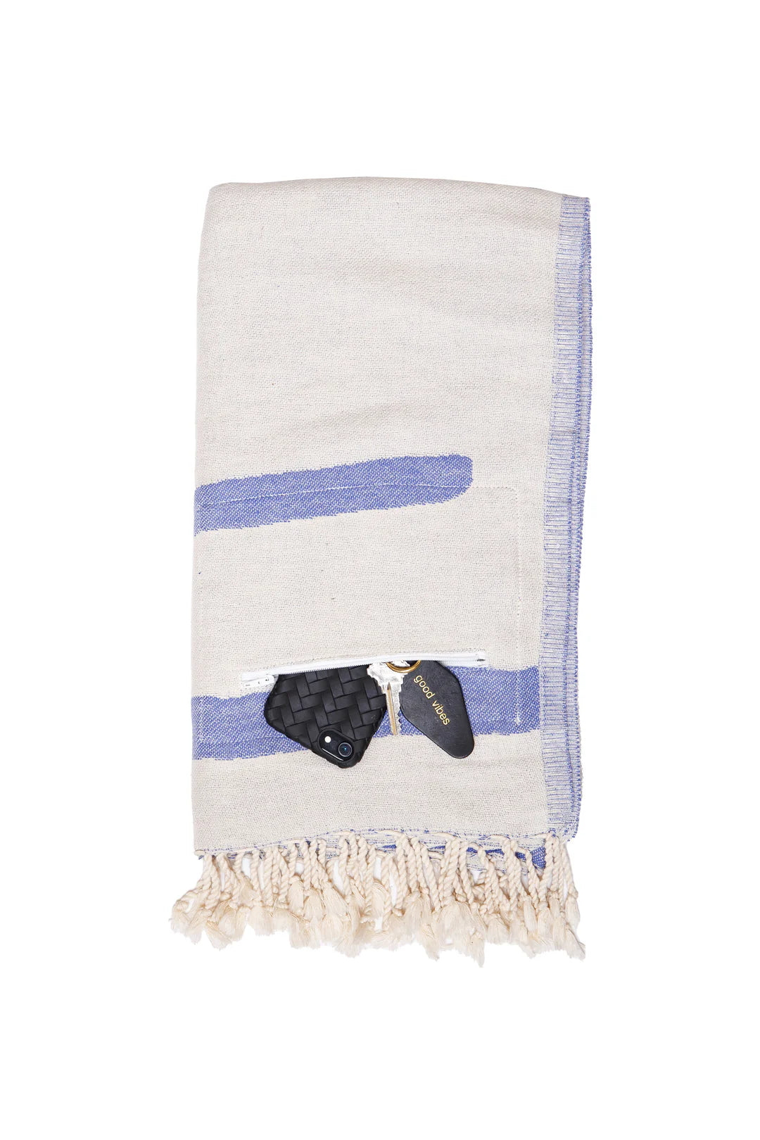 The River Pocket Towel - Blue