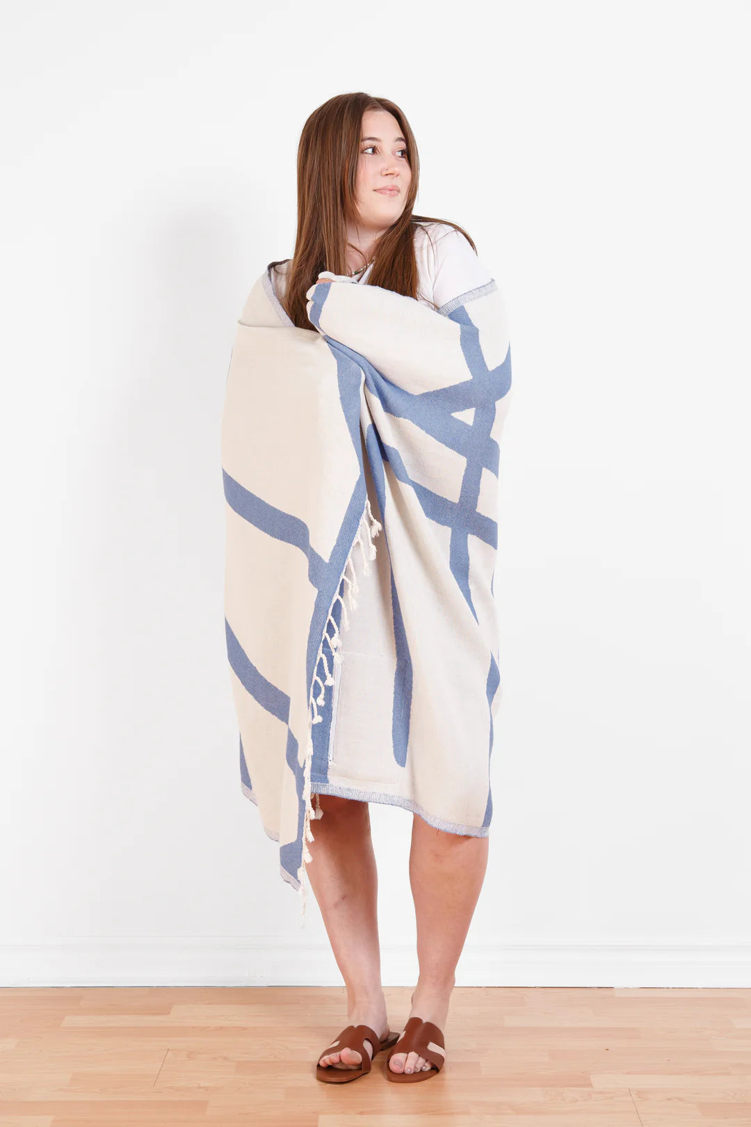 The River Pocket Towel - Blue