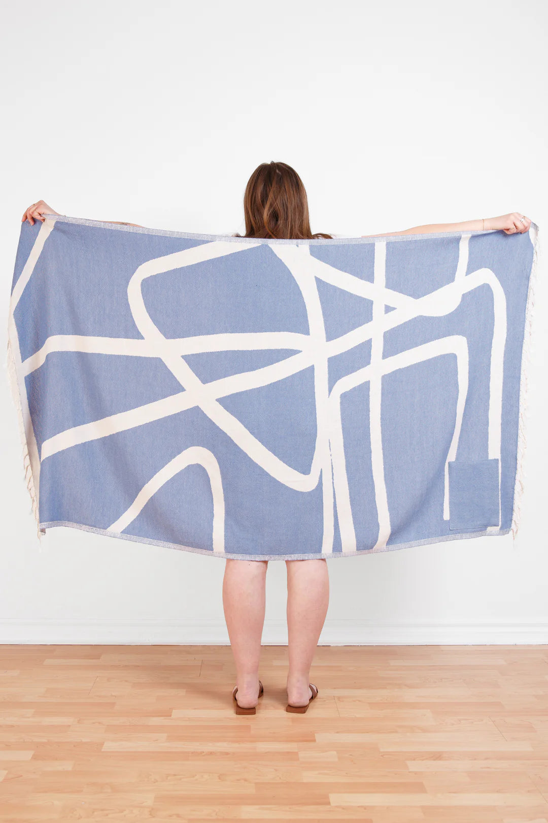 The River Pocket Towel - Blue