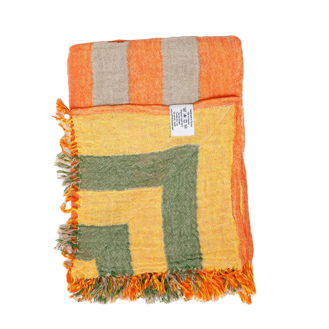 The Banks Stripe Towel - Multicoloured