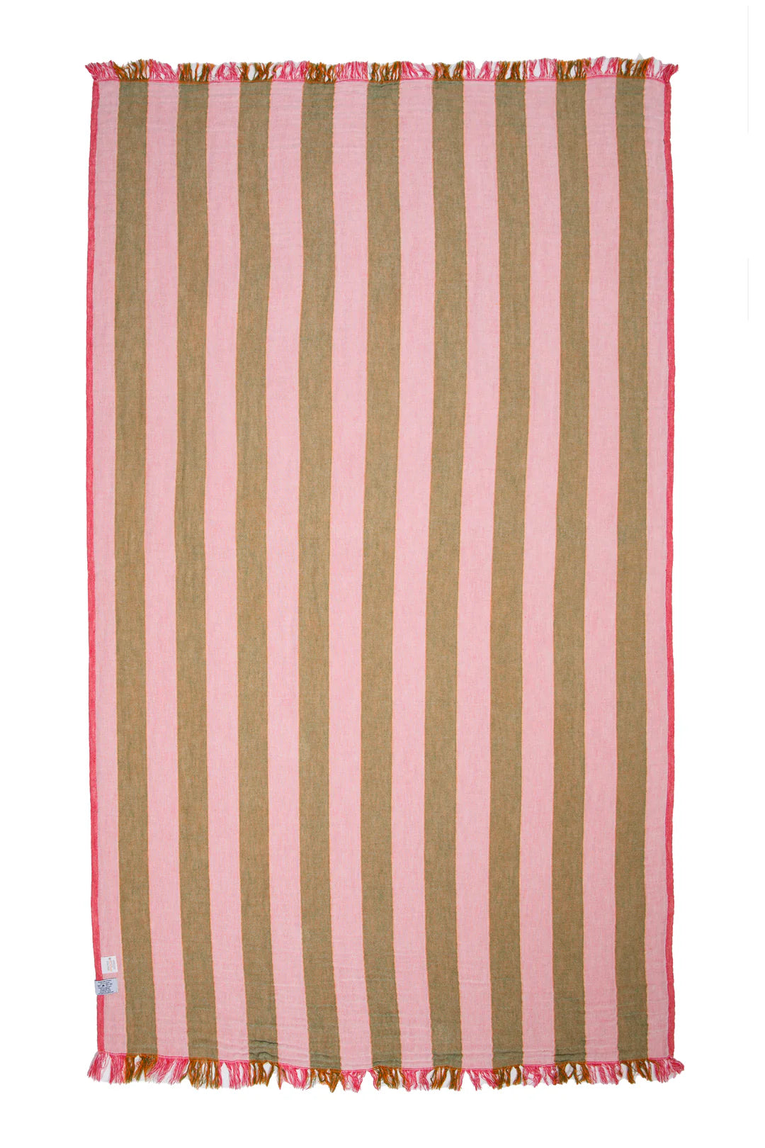 The Banks Stripe Towel - Pink