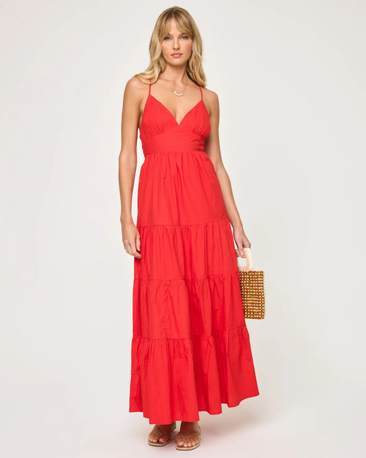 Laina Dress - Flame