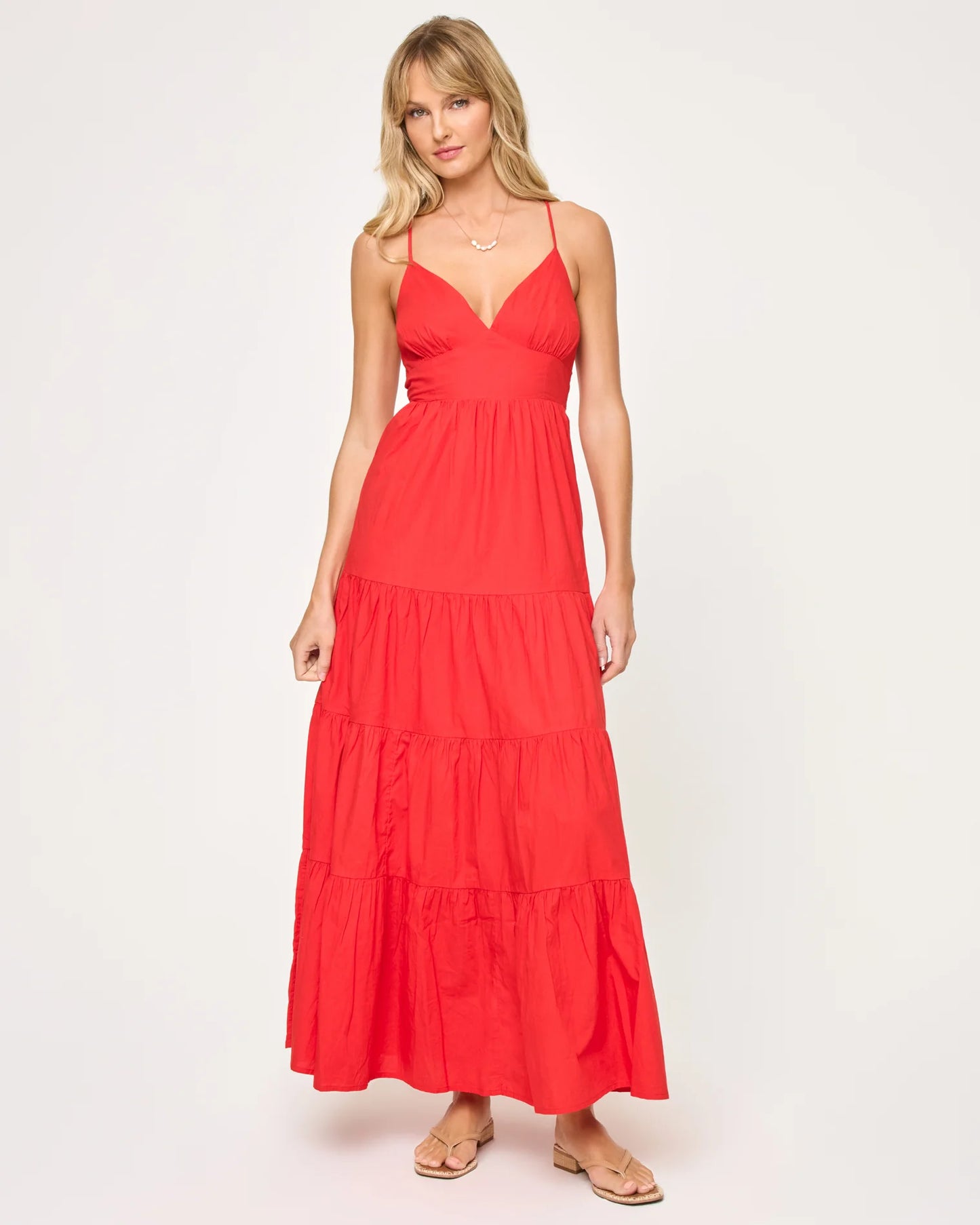 Laina Dress - Flame