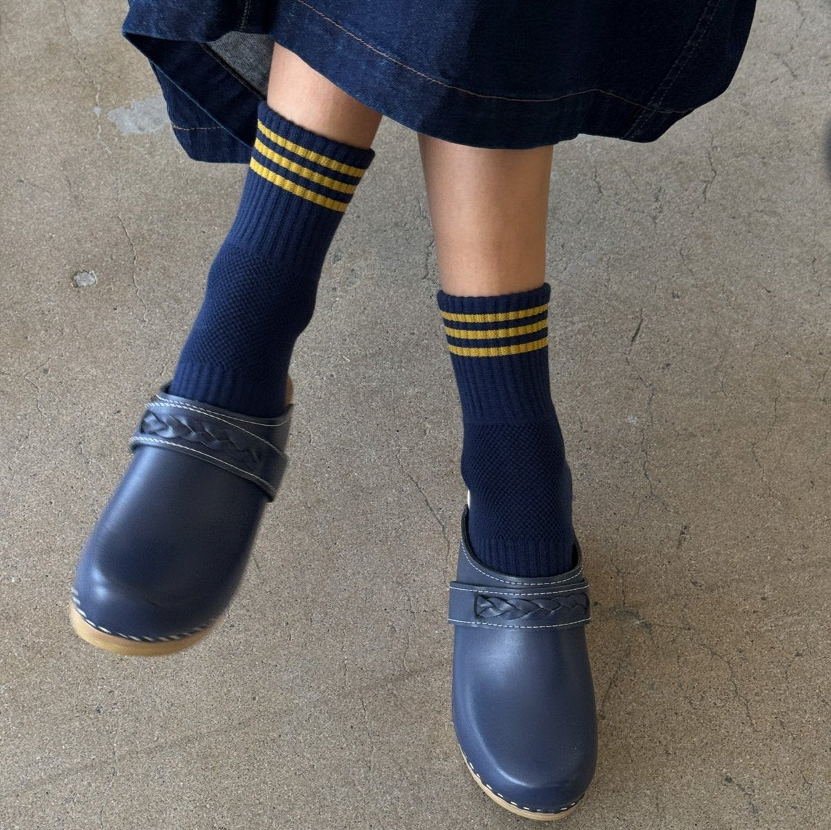 Girlfriend Socks - Navy