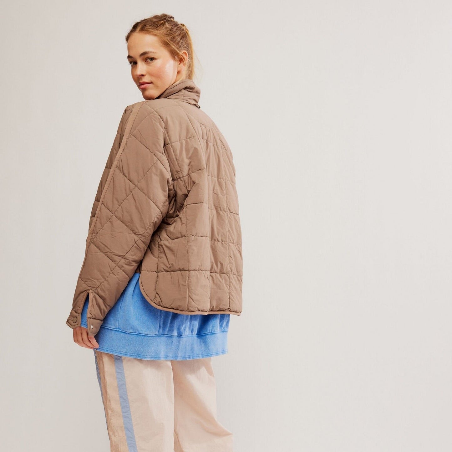 Pippa Packable Puffer Jacket - Fossil