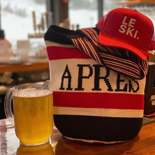 Le Ski Hat - Red