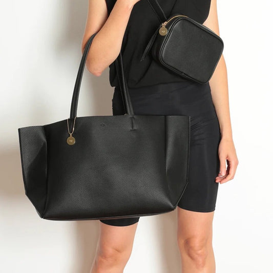 Catch All Tote - Black Pebble