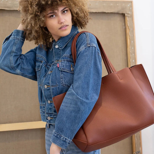 Catch All Tote – Walnut Pebble