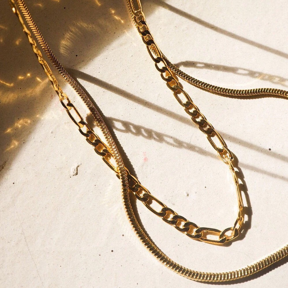 Cecilia Chain Necklace - Gold