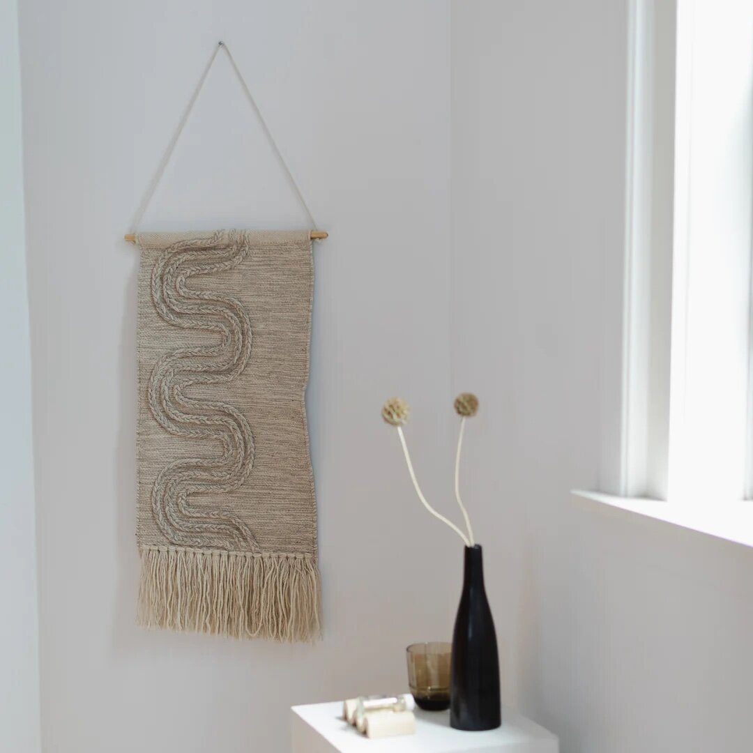 Modern Swirl Wall Hanging