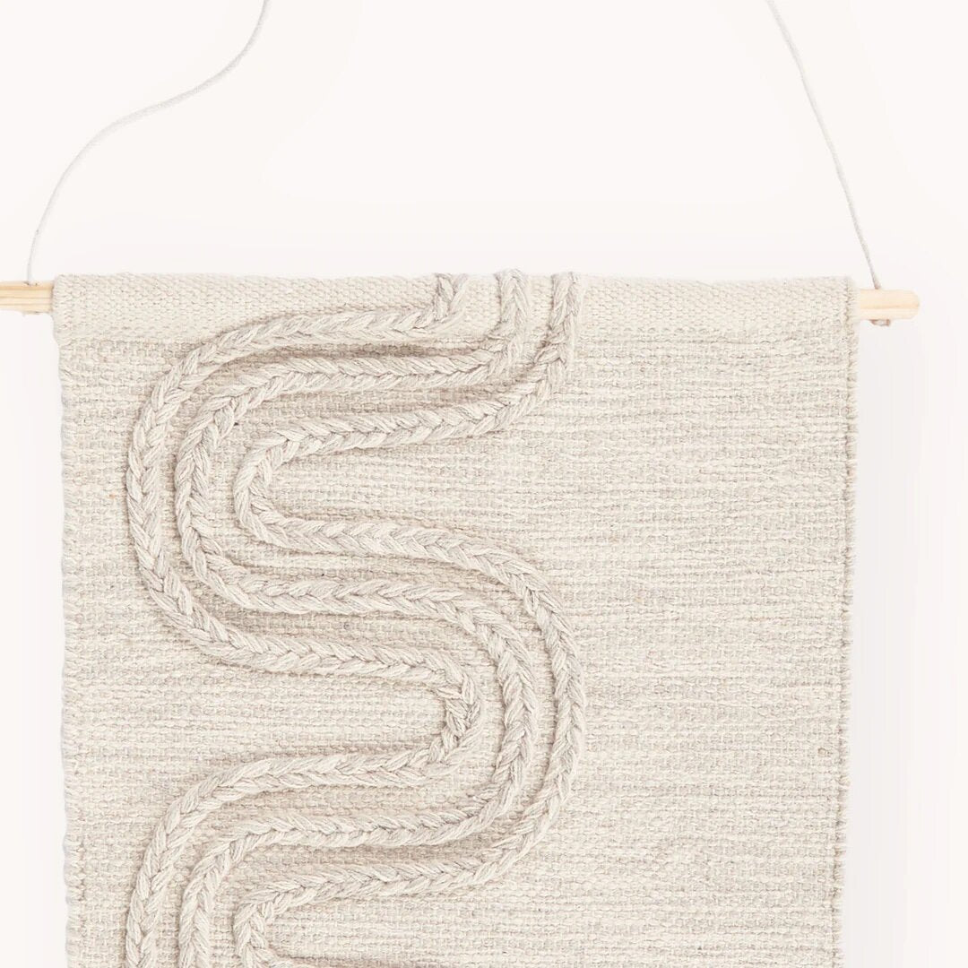 Modern Swirl Wall Hanging