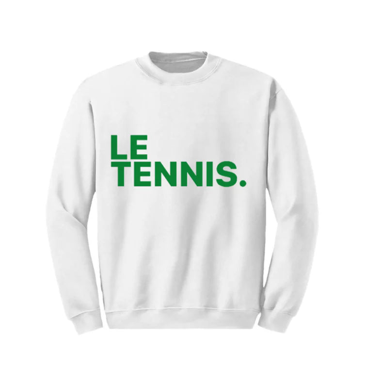 Le Tennis Sweatshirt - White