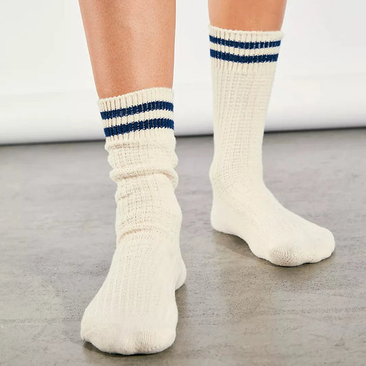 Jackson Stripe Socks - Classic Navy